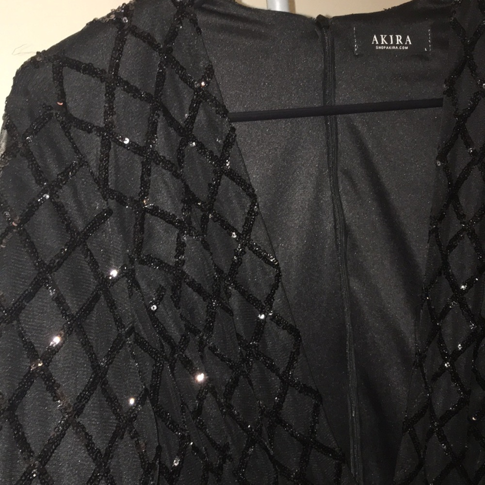 Black Sequin Dress